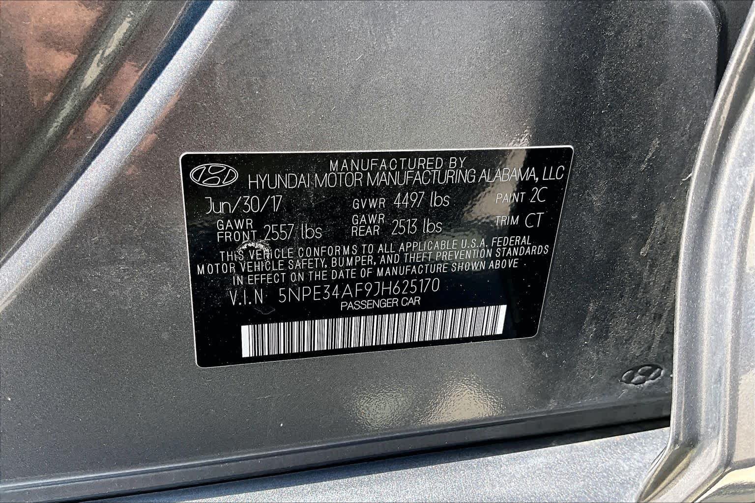 Used 2018 Machine Gray Hyundai Sport image 32