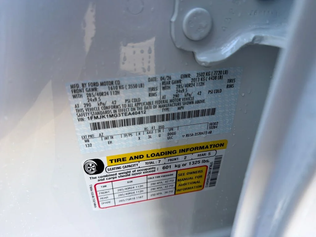 New 2026 White Ford Platinum image 30