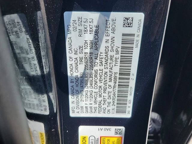 Used 2024 Black Honda EX-L image 21