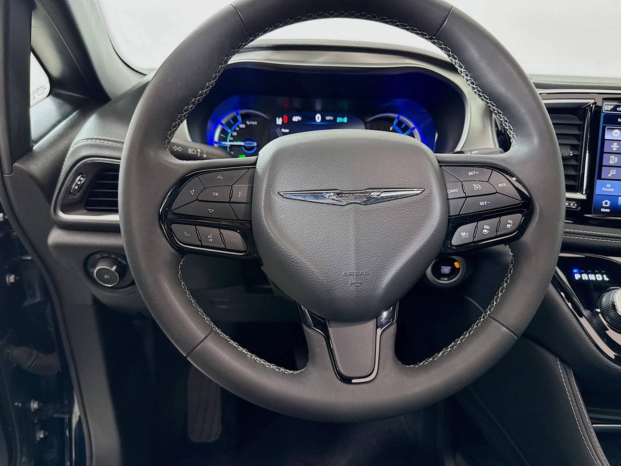 Used 2024 Fathom Blue Pearlcoat Chrysler Hybrid Premium S Appearance Pkg image 12