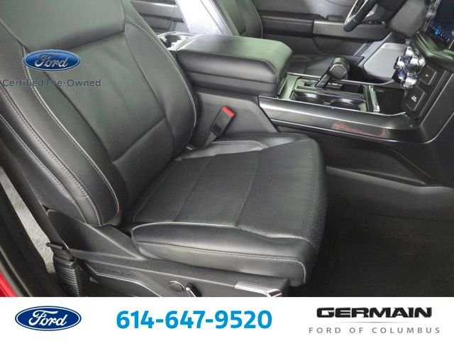 Certified Used 2022 Rapid Red Metallic Tinted Clearcoat Ford Lariat image 31