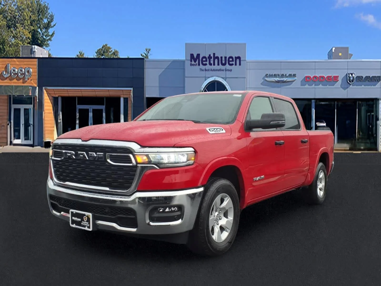 Used 2025 Flame Red Clearcoat Ram Big Horn image 9
