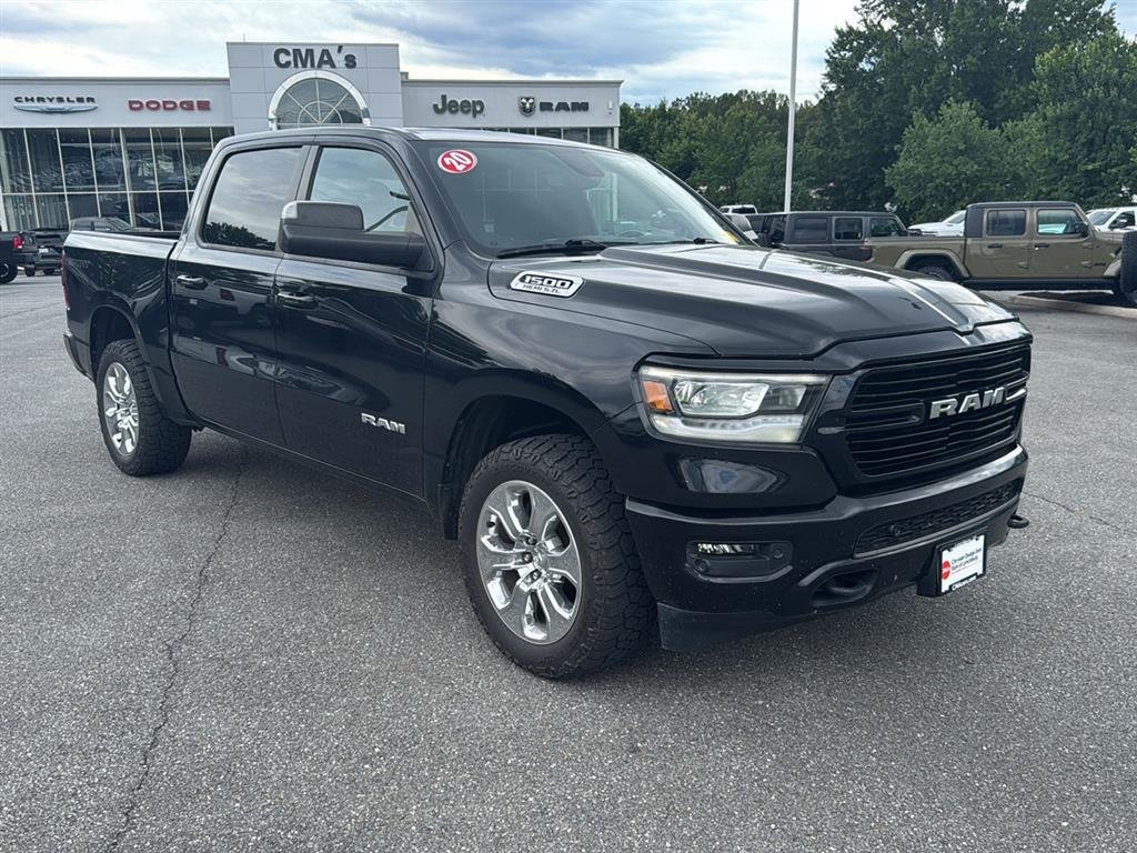 Used 2020 Diamond Black Crystal Pearlcoat Ram Big Horn image 1
