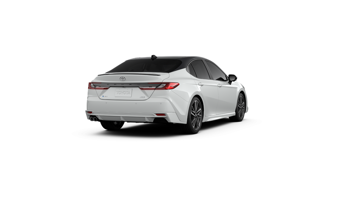 New 2027 Wind Chill Pearl with Midnight Black Metallic roof Toyota XSE image 9