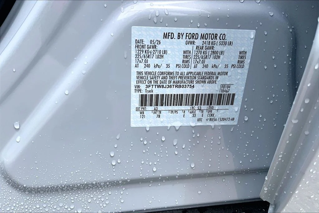New 2026 Space White Metallic Ford XLT image 20