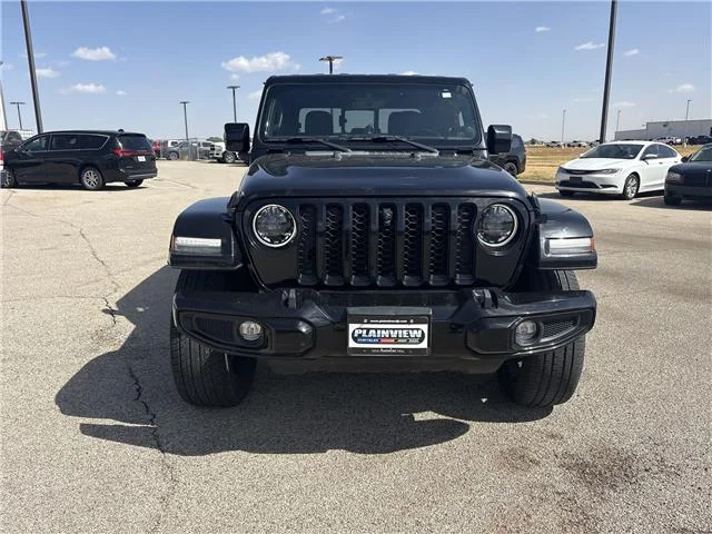 Used 2023 Black Clearcoat Jeep High Altitude 4x4 Crew Cab 5 ft. box image 2