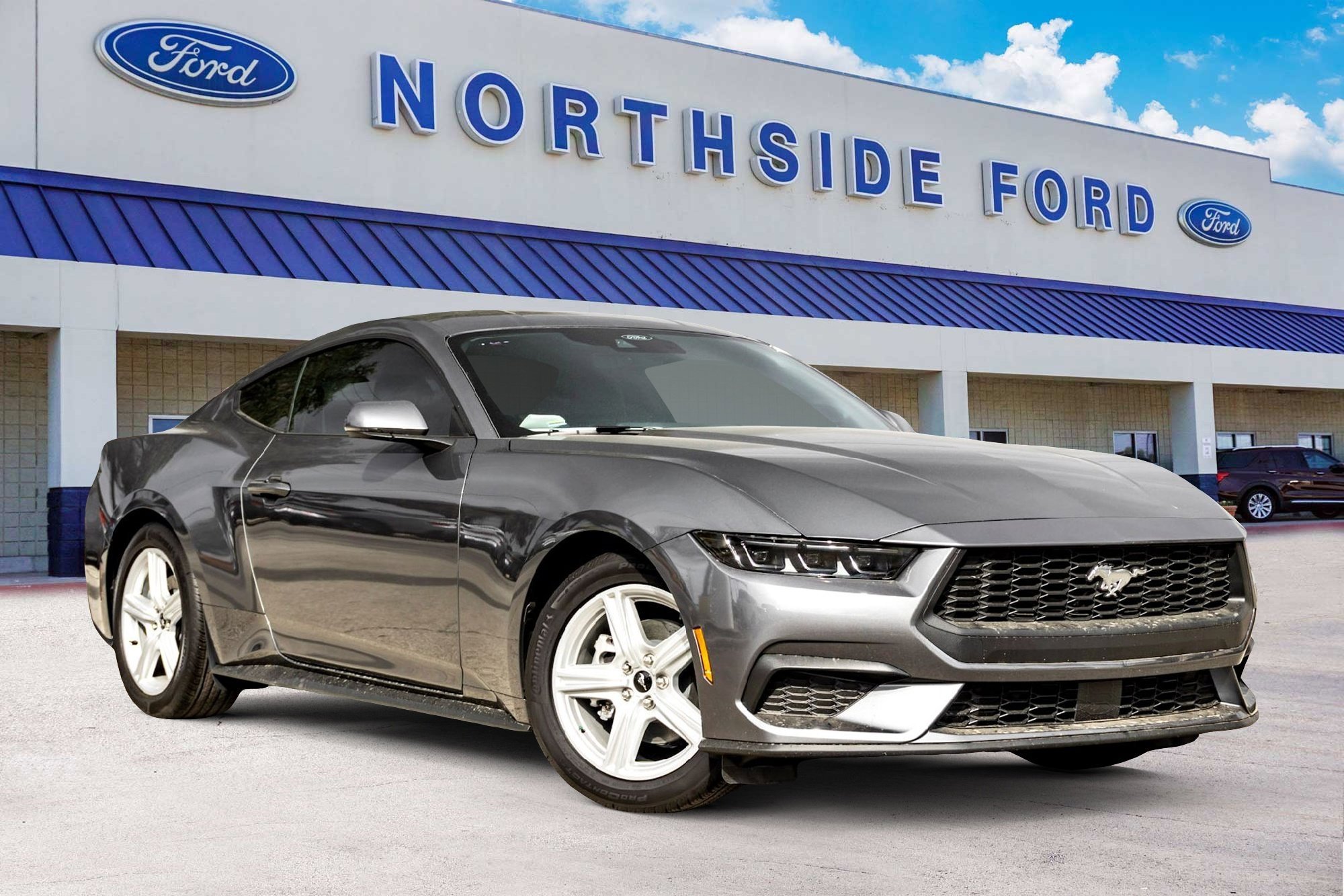 New 2026 Carbonized Gray Metallic Ford EcoBoost Premium image 1