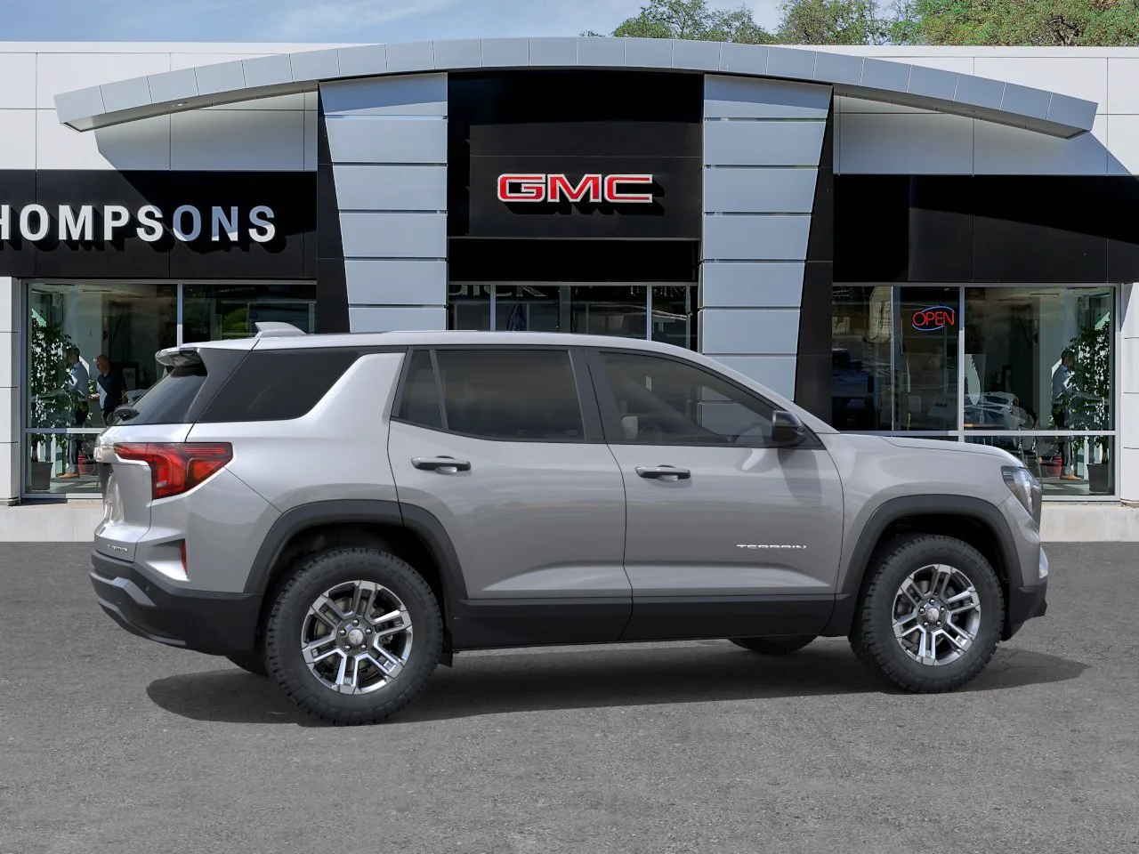 New 2027 Sterling Metallic GMC AWD Elevation image 3
