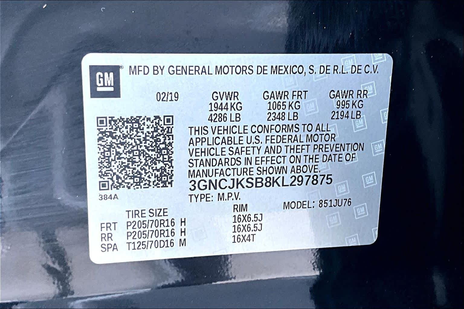 Used 2019 Mosaic Black Metallic Chevrolet LS image 29