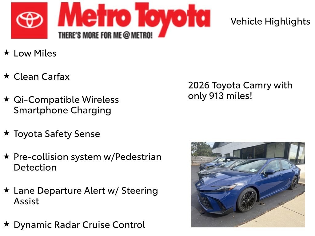 Used 2026 Blue Toyota SE image 7