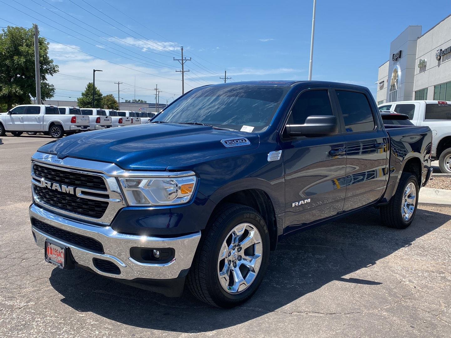 Used 2022 Patriot Blue Pearlcoat Ram Big Horn image 1