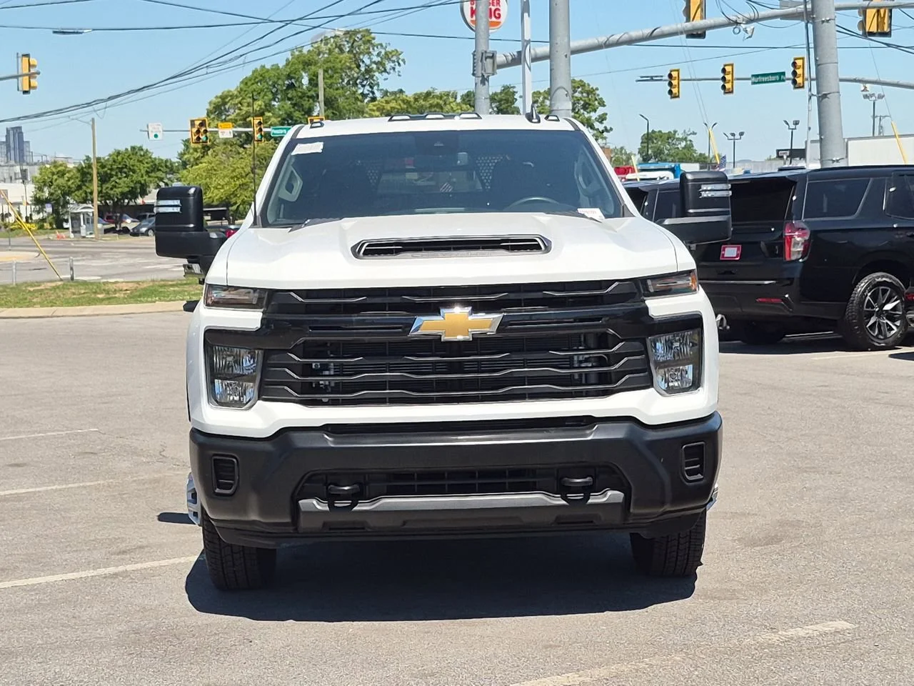 New 2025 Summit White Chevrolet Work Truck image 3
