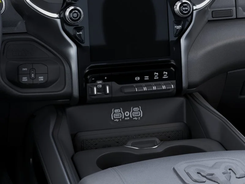 New 2025 Forged Blue Metallic Exterior Paint RAM Laramie image 24