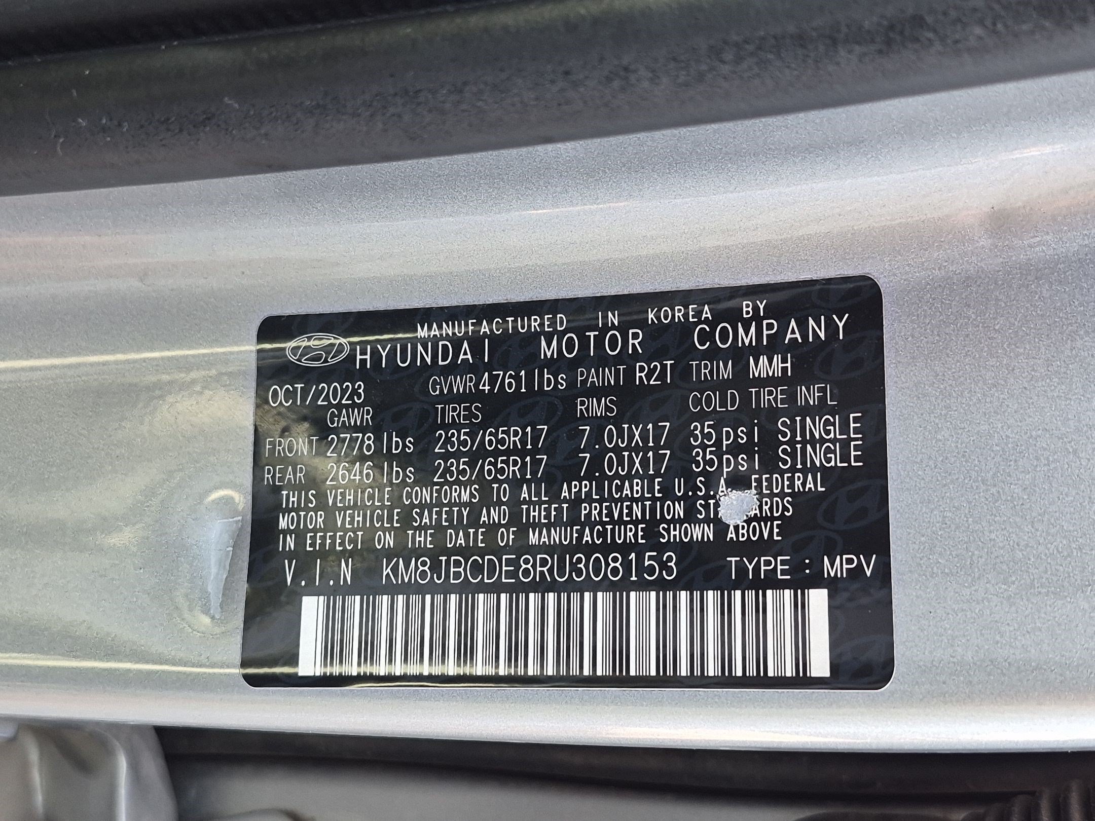Used 2024 Shimmering Silver Hyundai SEL image 32