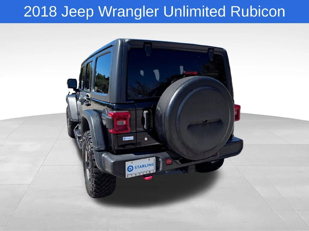 Used 2018 Black Jeep Rubicon 4x4 image 7