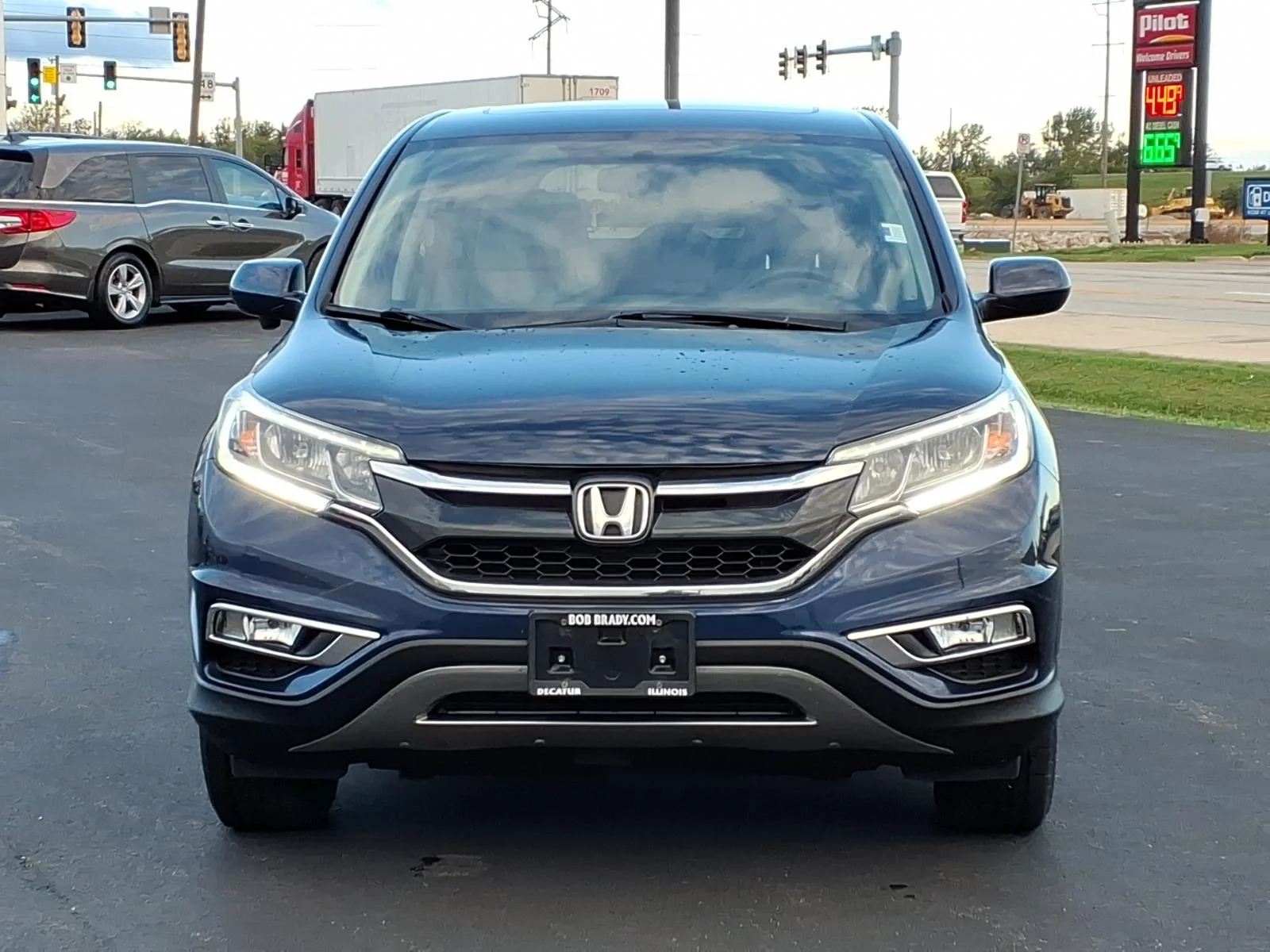 Used 2016 Obsidian Blue Pearl Honda EX image 15