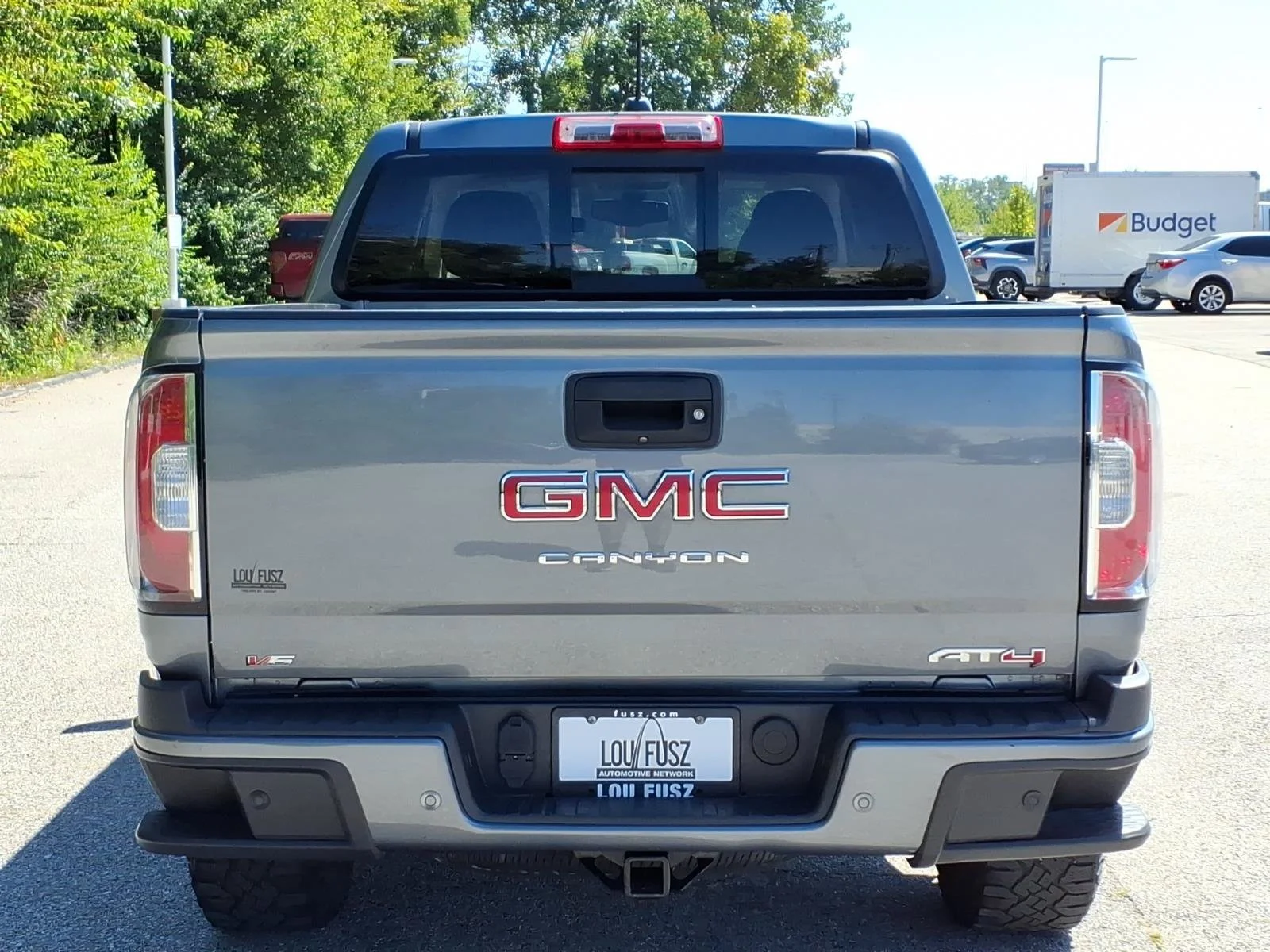 Used 2022 Satin Steel Metallic GMC 4WD AT4 with Leather image 29