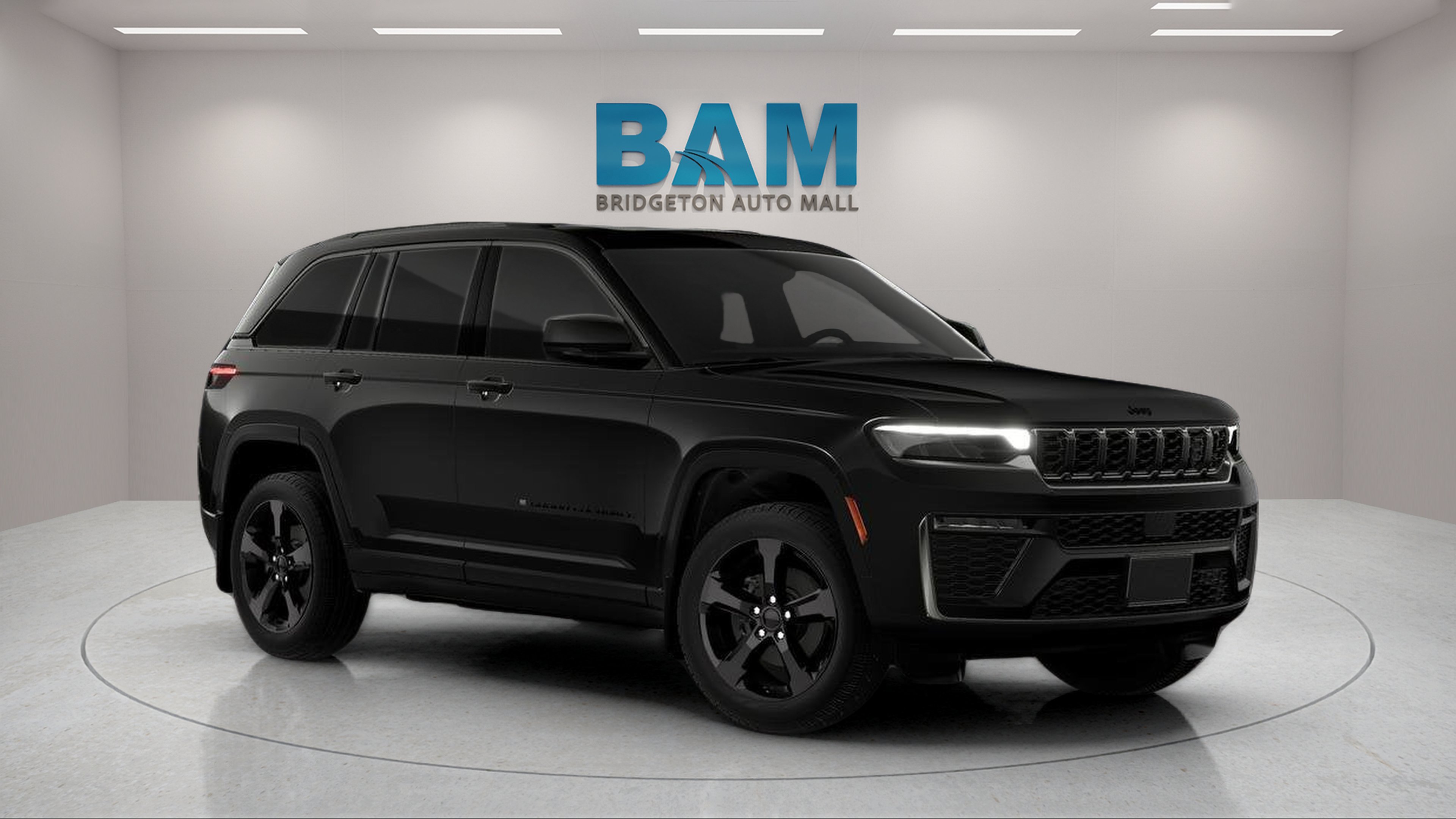 New 2026 Diamond Black Crystal Pearl-Coat Exterior Paint Jeep Limited image 1
