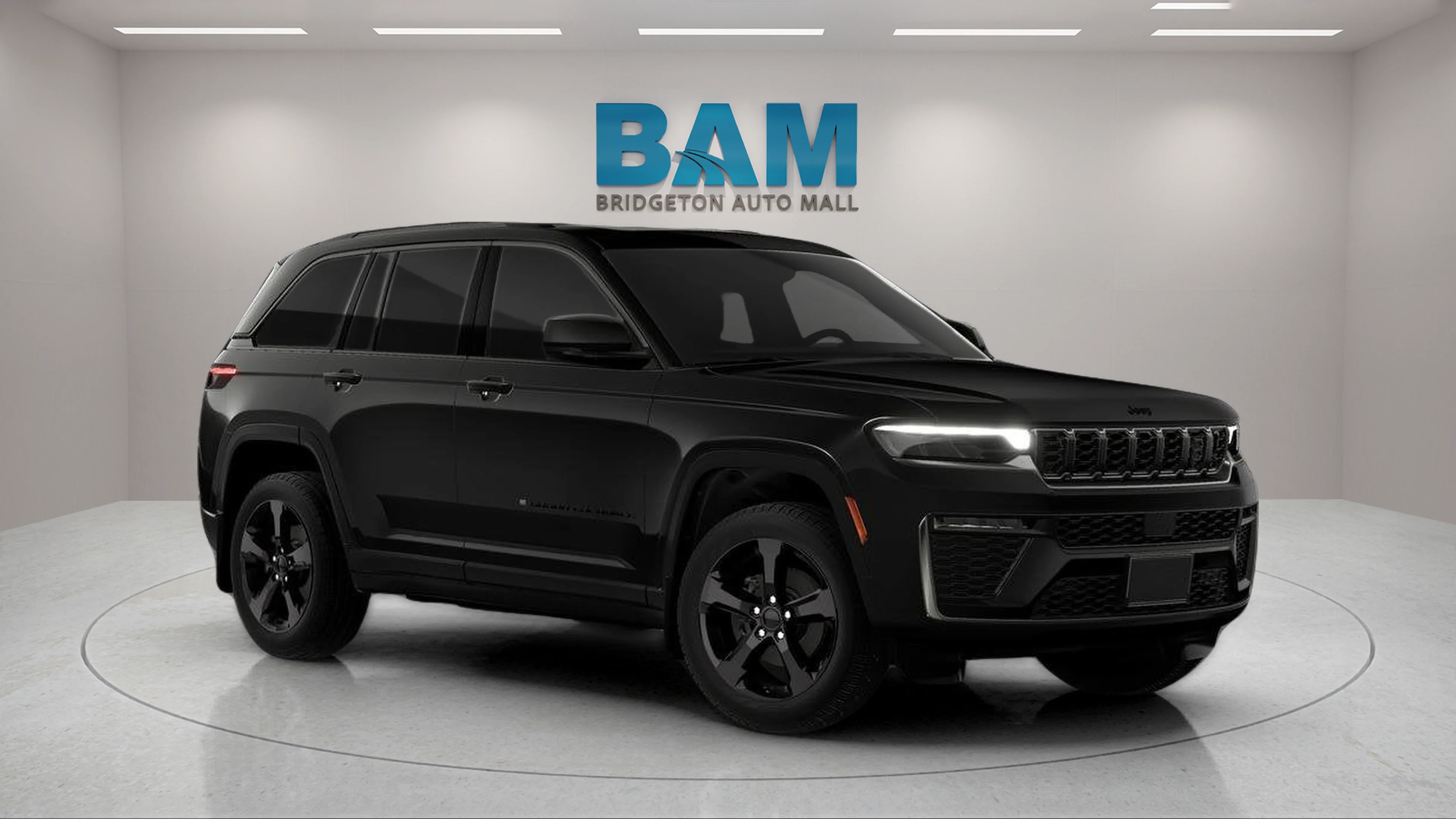 New 2026 Diamond Black Crystal Pearl-Coat Exterior Paint Jeep Limited image 1