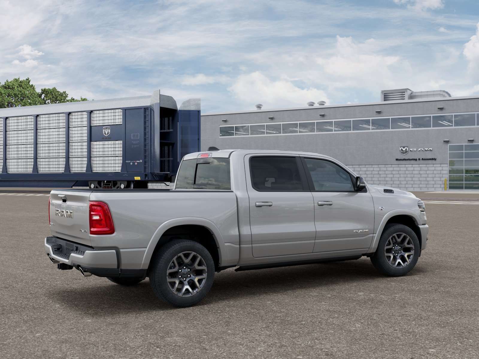 New 2027 Silver Zynith Exterior Paint RAM Laramie Southwest Edition image 4