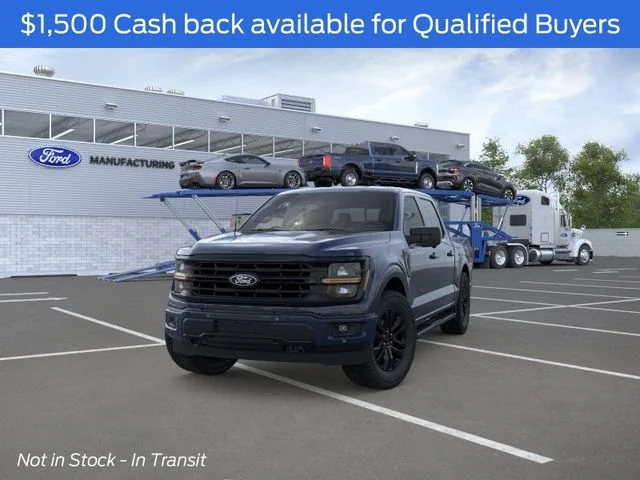 New 2026 Antimatter Blue Metallic Ford XLT image 2