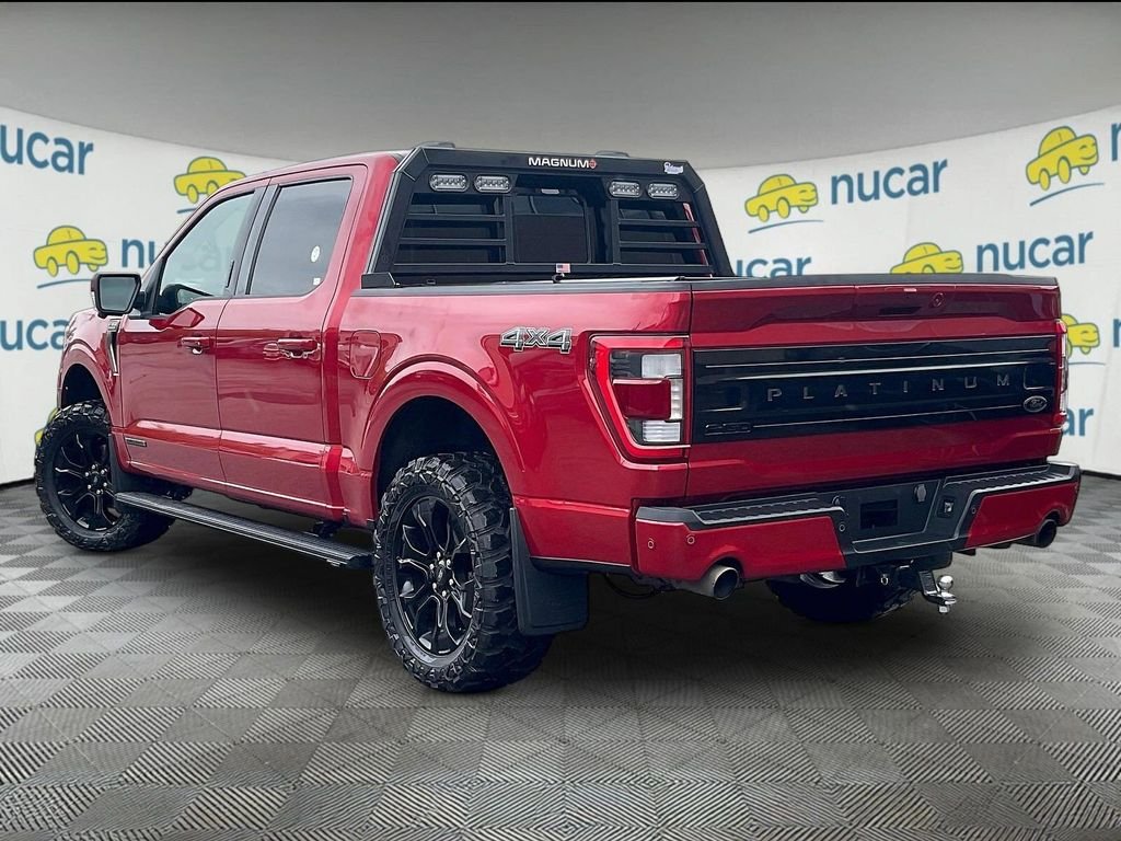 Used 2023 Red Ford Platinum image 4