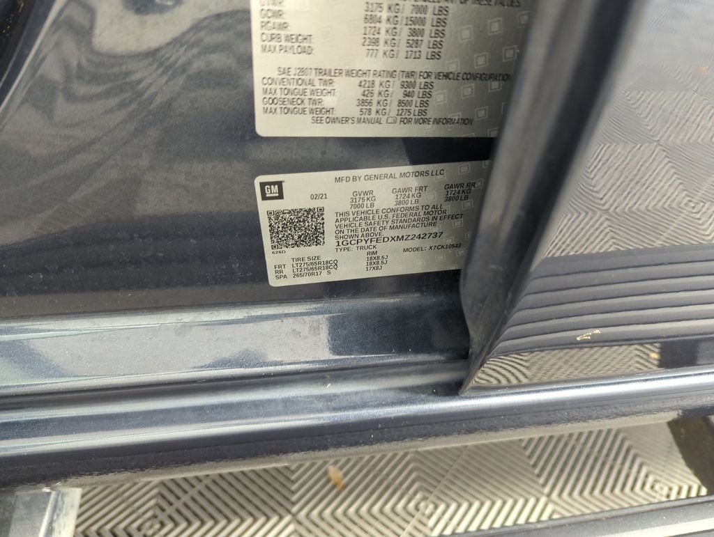 Used 2021 Gray Chevrolet LT Trail Boss image 37