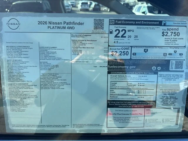 New 2026 Everest White Pearl TriCoat Nissan Platinum image 44