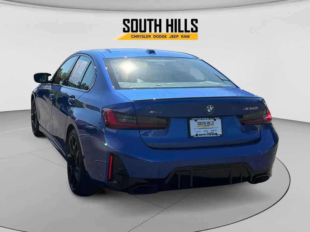 Used 2025 Blue BMW M340i xDrive image 3
