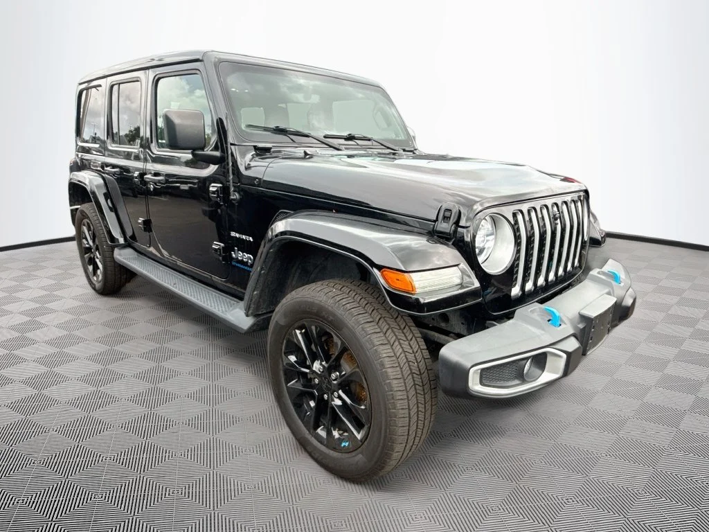 Used 2023 Black Jeep Sahara 4xe image 4