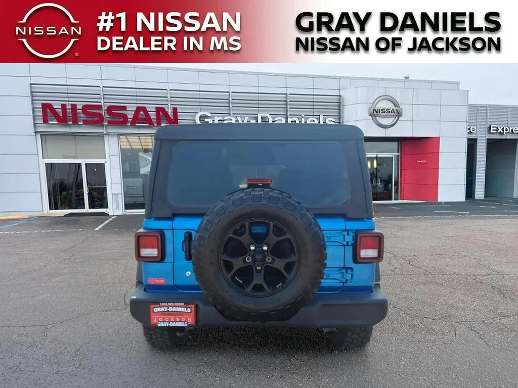 Used 2022 Blue Jeep Unlimited Willys image 6