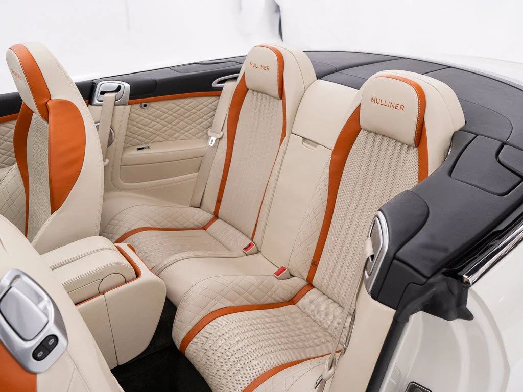 Certified Used 2017 Orange Flame over Ghost White by Mulliner PCG Bentley W12 Convertible image 28