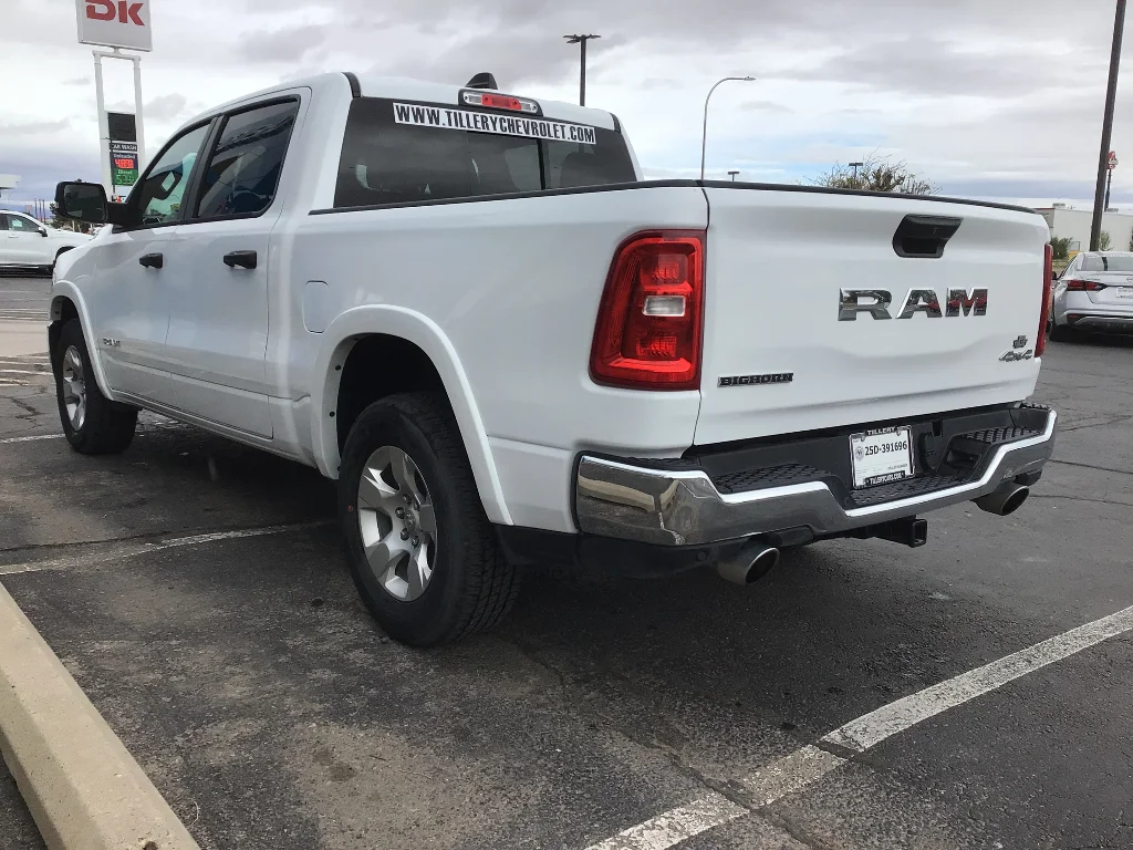 Used 2025 Bright White Clearcoat Ram Big Horn image 4