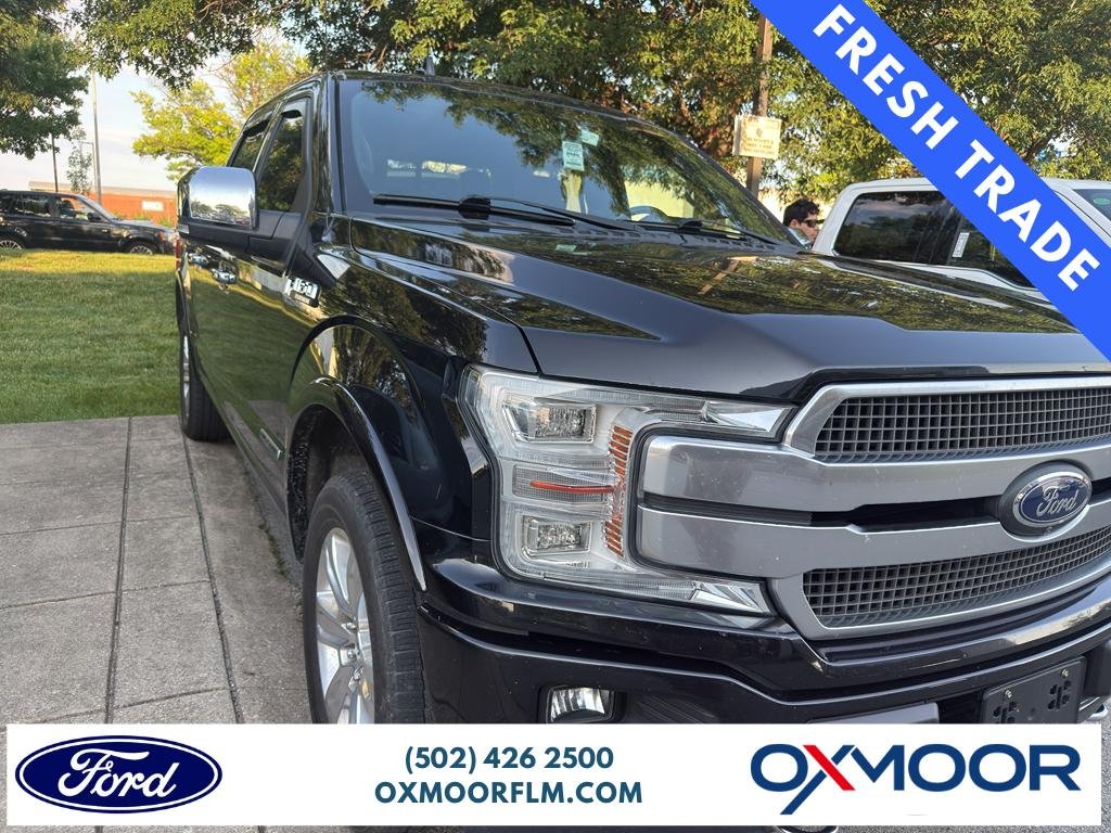 Used 2018 Shadow Black Ford Platinum image 1