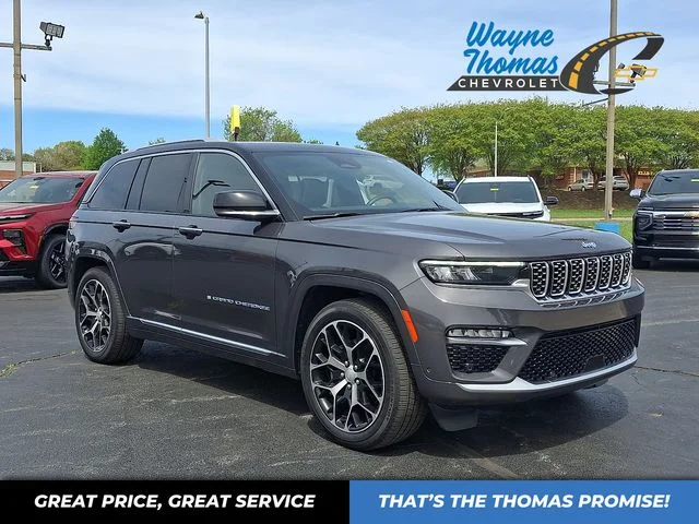 Used 2022 Gray Jeep Summit Reserve 4xe image 1