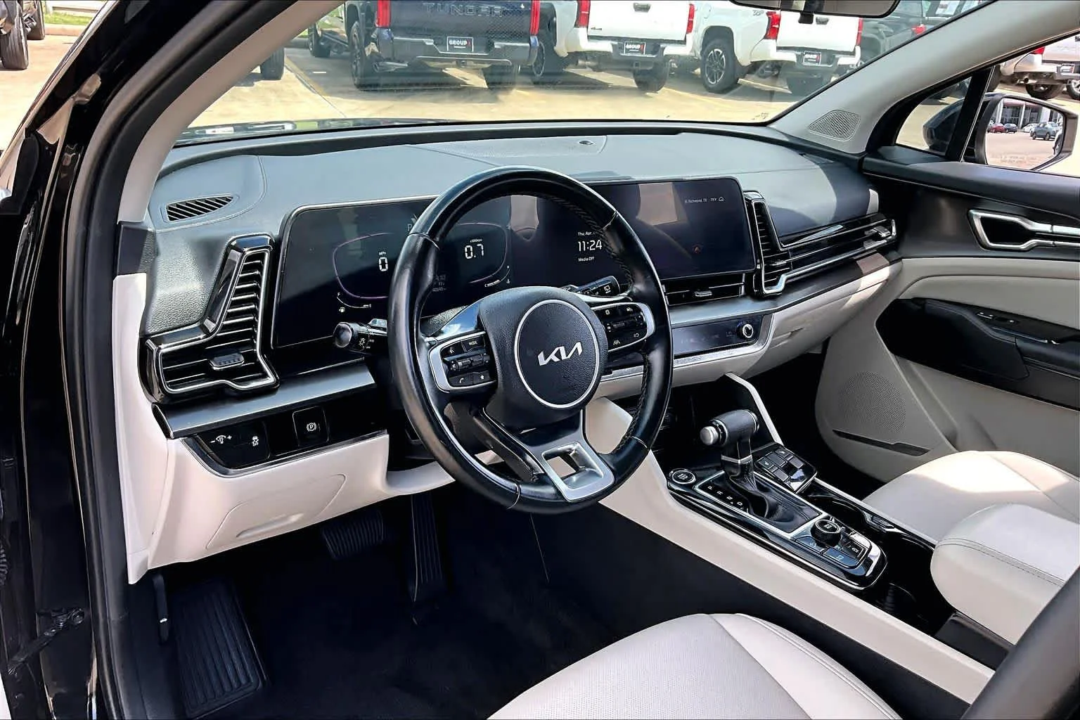 Used 2024 Ebony Black Kia EX image 16