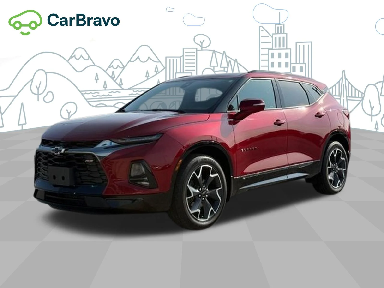 Used 2021 CHERRY RED TINTCOAT Chevrolet RS image 28
