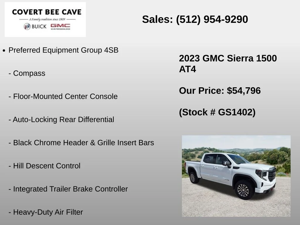 Used 2023 White GMC AT4 image 18