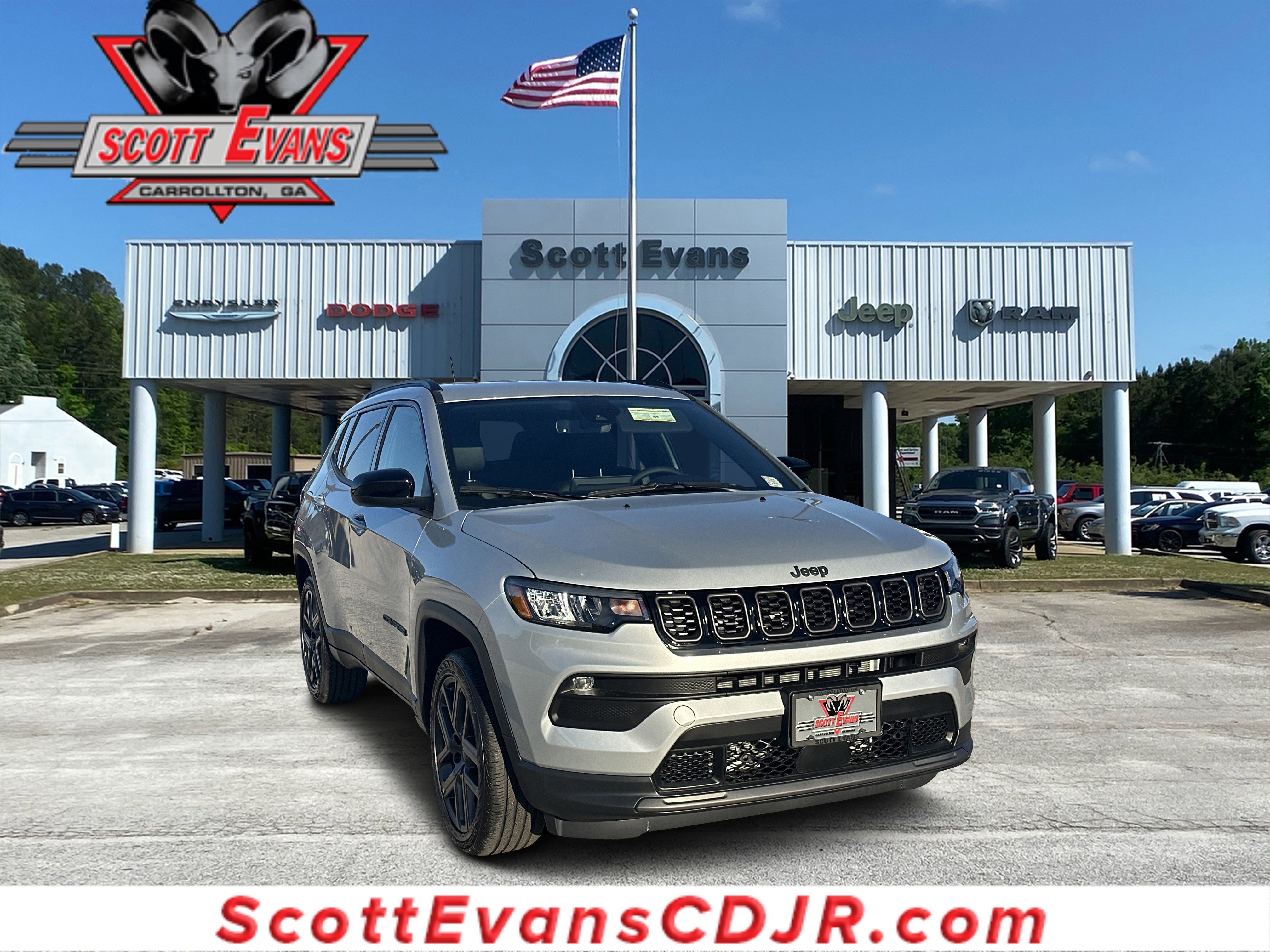 New 2026 Silver Zynith Metallic Clear-Coat Exterior Paint Jeep Latitude Altitude image 1