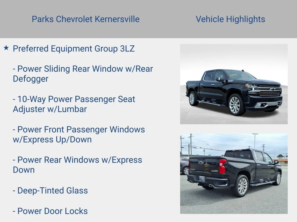 Certified Used 2021 BLACK Chevrolet High Country image 11