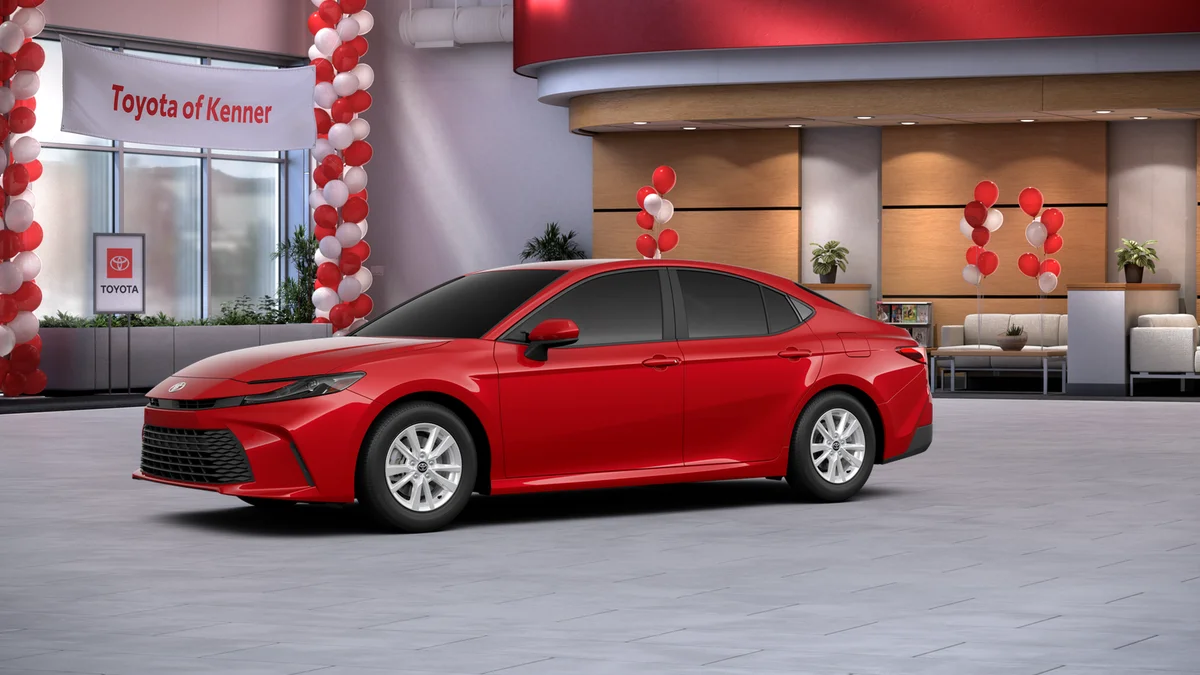 New 2026 Supersonic Red Toyota LE image 2