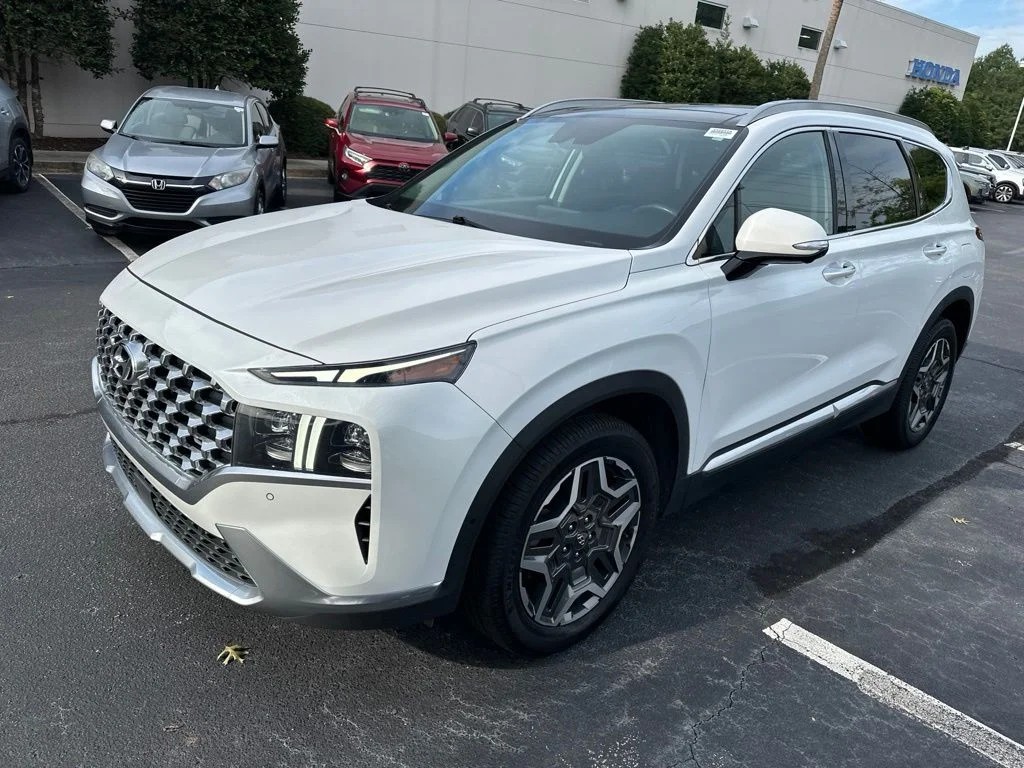 Used 2021 Quartz White Hyundai Limited image 7