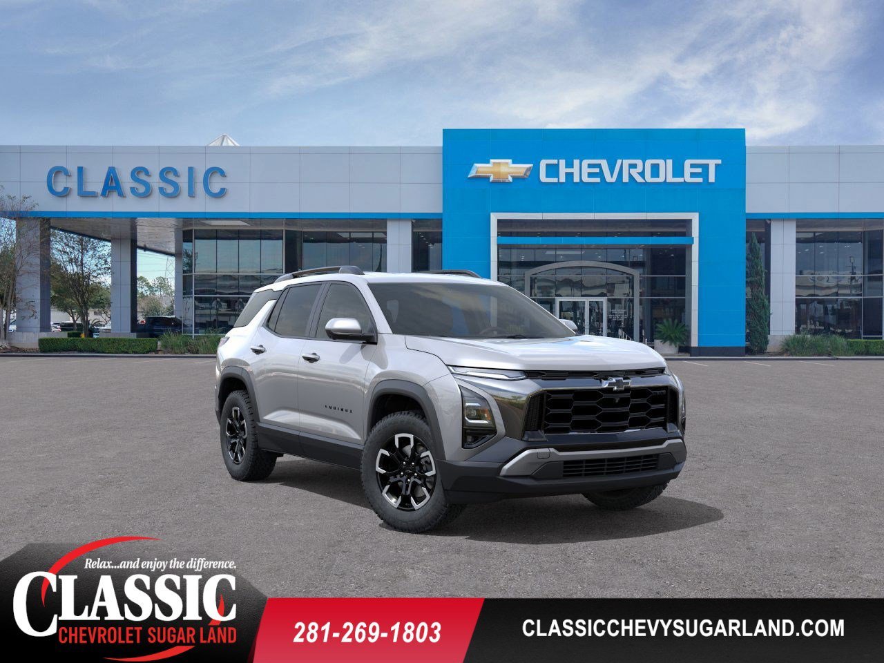 2026 Chevrolet Equinox ACTIV Gray at Classic Elite Chevrolet Sugar Land