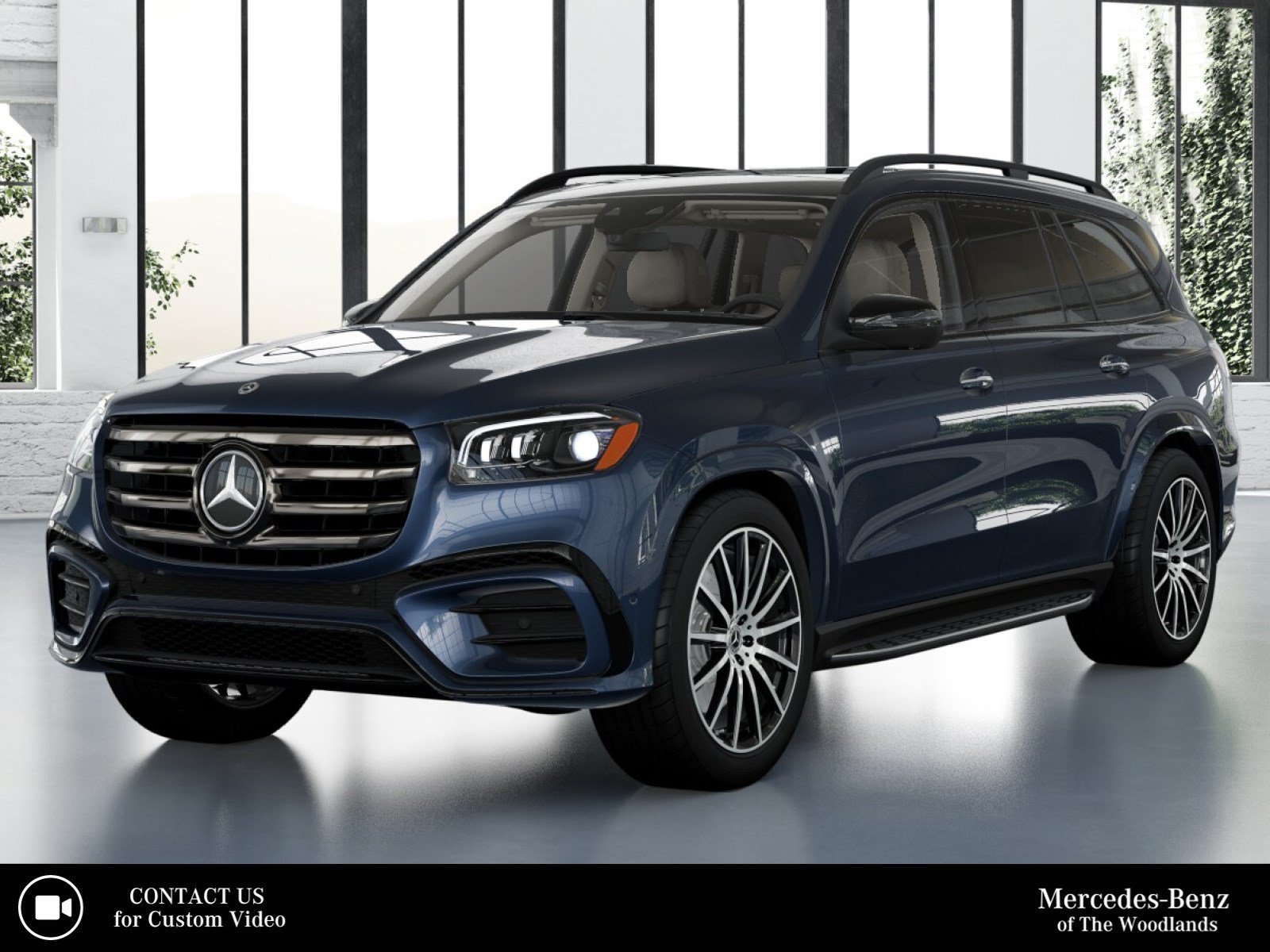 New 2026 Twilight Blue Metallic Mercedes-Benz GLS 450 image 1