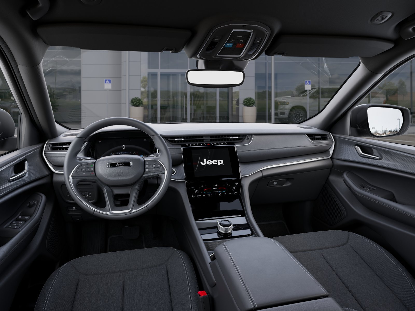 New 2025 Bright White Clear-Coat Exterior Paint Jeep Laredo image 14