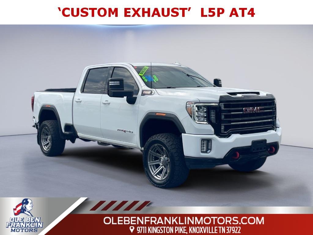 Used 2022 Summit White GMC AT4 image 1