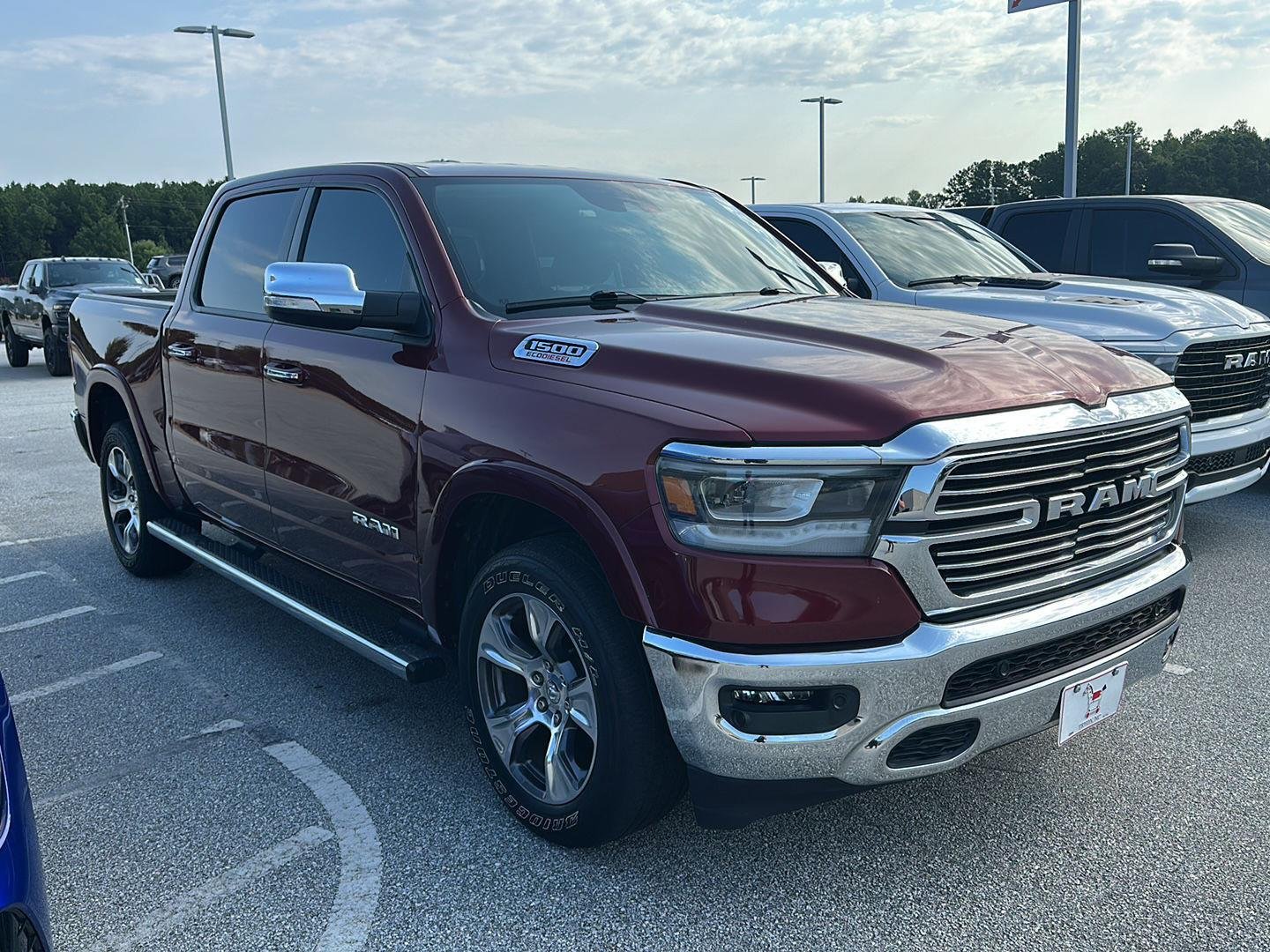 Used 2022 Delmonico Red Pearlcoat Ram Laramie image 1