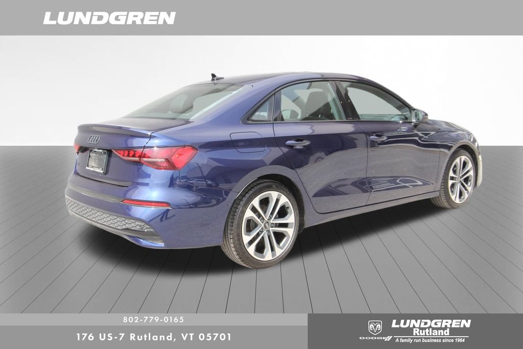 Used 2025 Blue Audi 40 Premium Plus image 3