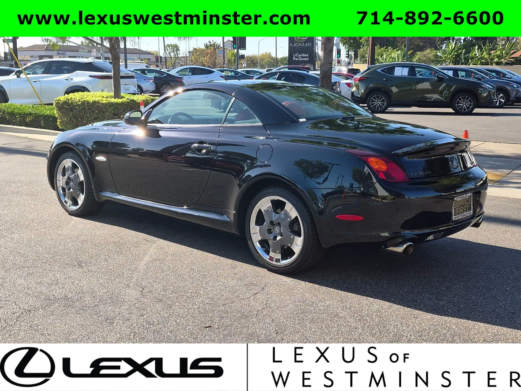 Used 2005 Black Diamond Metallic Lexus 2dr Convertible image 11