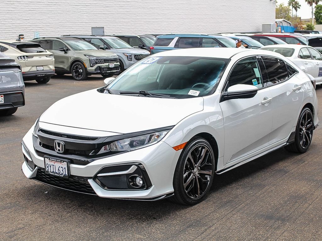 Used 2021 White Honda Sport image 4